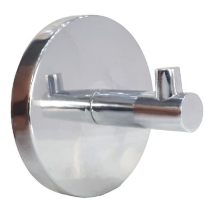 Coat Hook With Round Plate CP CH165 Single