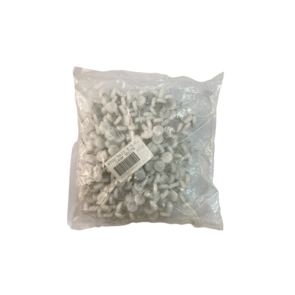 Cupboard Fittings PVC Cup Stud Nails White per pkt