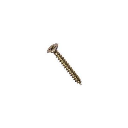 Chipboard (MDF) Screws 5 x 60 Gold (500 pcs pkt)